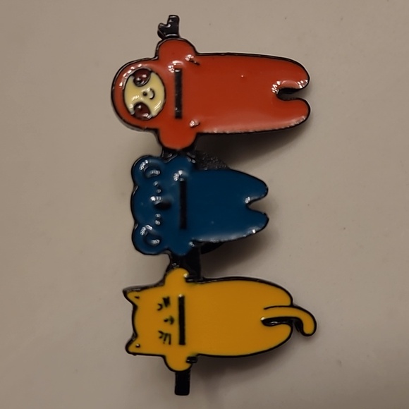 Cat, Koala, & Sloth Hangin With Friends Enamel Pin - Picture 12 of 12